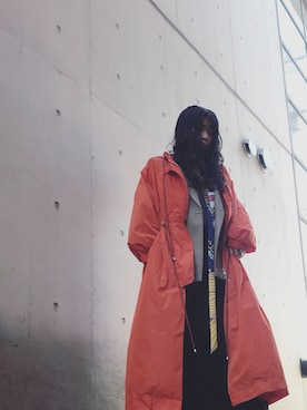 「DRIES VAN NOTEN（ドリスヴァンノッテン）のアイテム（その他アウター）」を使った、yuiさん（レディース・160cm）の春コーディネート