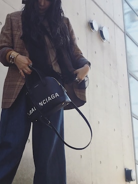 「DRIES VAN NOTEN（ドリスヴァンノッテン）のアイテム（ジャケット/アウター）」を使った、yuiさん（レディース・160cm）の夏コーディネート