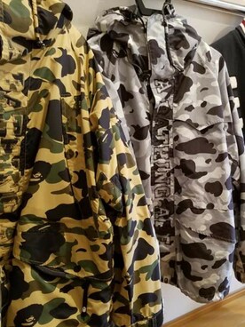 「A BATHING APE（アベイシングエイプ）のアイテム（ナイロンジャケット）」を使った、晴れ男♪@神戸さん（メンズ・186cm）の夏コーディネート