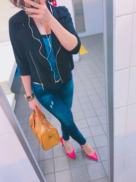 「DIANA」｜「アイテム（腕時計）」を使った、。さん（レディース・156cm）の秋コーディネート