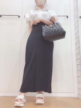 マジェスティックレゴンルクア大阪店スタッフさん(レディース・146cm)の夏コーディネート