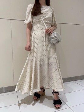 マジェスティックレゴンルクア大阪店スタッフさん（レディース・152cm）の夏コーディネート