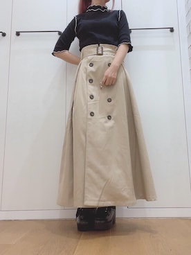 マジェスティックレゴンルクア大阪店スタッフさん（レディース・146cm）の夏コーディネート