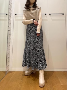 マジェスティックレゴンルクア大阪店スタッフさん（レディース・153cm）の秋コーディネート