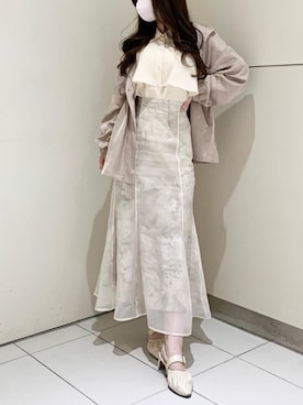 マジェスティックレゴンルクア大阪店スタッフさん（レディース・162cm）の春コーディネート