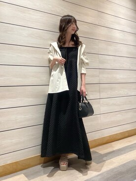 マジェスティックレゴンルクア大阪店スタッフさん(レディース・153cm)の春コーディネート