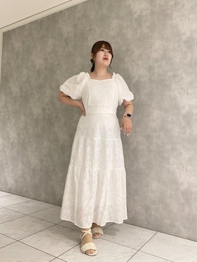 マジェスティックレゴンルクア大阪店スタッフさん(レディース・159cm)の夏コーディネート