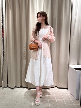 マジェスティックレゴンルクア大阪店スタッフさん(レディース・162cm)の夏コーディネート