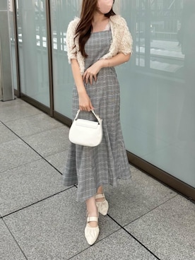 「アイテム（その他シューズ）」を使った、マジェスティックレゴンルクア大阪店スタッフさん（レディース・162cm）の夏コーディネート