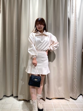 マジェスティックレゴンルクア大阪店スタッフさん（レディース・160cm）の秋コーディネート