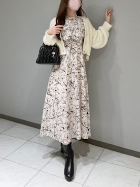 「MAJESTIC LEGON（マジェスティックレゴン）のアイテム」を使った、マジェスティックレゴンルクア大阪店スタッフさん（レディース・162cm）の秋コーディネート