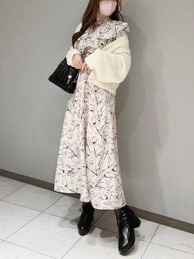 「MAJESTIC LEGON（マジェスティックレゴン）のアイテム」を使った、マジェスティックレゴンルクア大阪店スタッフさん（レディース・162cm）の秋コーディネート