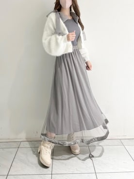 マジェスティックレゴンルクア大阪店スタッフさん（レディース・162cm）の秋コーディネート
