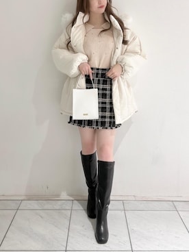 マジェスティックレゴンルクア大阪店スタッフさん（レディース・162cm）の秋コーディネート