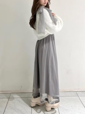 マジェスティックレゴンルクア大阪店スタッフさん（レディース・162cm）の秋コーディネート