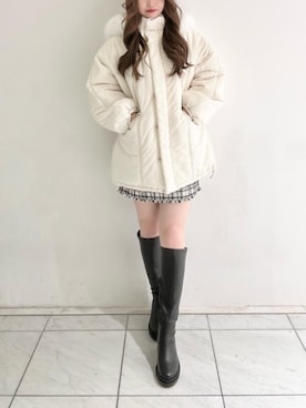 マジェスティックレゴンルクア大阪店スタッフさん（レディース・162cm）の冬コーディネート