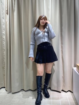マジェスティックレゴンルクア大阪店スタッフさん（レディース・160cm）の冬コーディネート