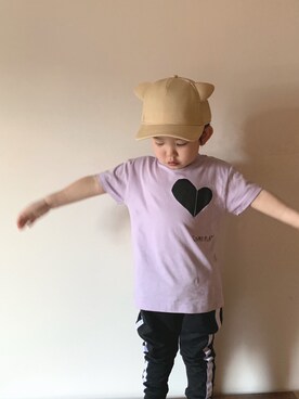 「beauloves」｜りく・みさき・母さん（キッズ・100cm）の冬コーディネート