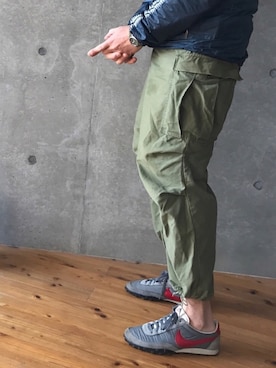 「M65」｜えふさん（メンズ・179cm）の冬コーディネート