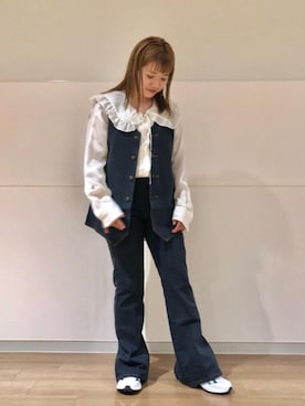 Ayaka Suzkiさん(レディース・154cm)の秋コーディネート