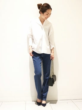 「NOTIFY（ノティファイ）のアイテム」を使った、natsukiさん（レディース・162cm）の春コーディネート