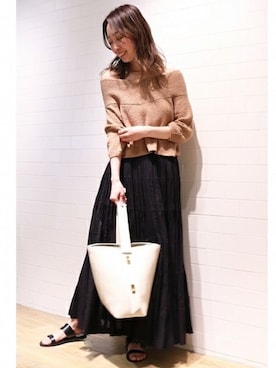 「MARIHA（マリハ）のアイテム」を使った、natsukiさん（レディース・162cm）の春コーディネート