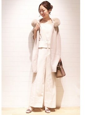 「Noble（ノーブル）のアイテム（オールインワン・サロペット）」を使った、natsukiさん（レディース・162cm）の夏コーディネート