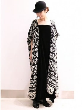 「おでかけ」｜「アイテム（キャップ）」を使った、natsukiさん（レディース・162cm）の秋コーディネート