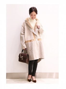 「Noble（ノーブル）のアイテム（バッグ）」を使った、natsukiさん（レディース・162cm）の秋コーディネート