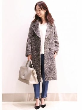 「Noble（ノーブル）のアイテム（パンツ）」を使った、natsukiさん（レディース・162cm）の冬コーディネート