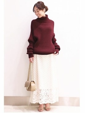 natsukiさん（レディース・162cm）の冬コーディネート