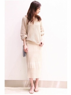 「SMIR NASLI（サミールナスリ）のアイテム」を使った、natsukiさん（レディース・162cm）の冬コーディネート