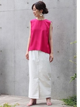 natsukiさん（レディース・162cm）の夏コーディネート