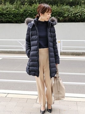 「Noble（ノーブル）のアイテム（パンツ）」を使った、natsukiさん（レディース・162cm）の秋コーディネート