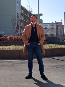 チェスターコートを使った ラフスタイル のメンズ人気ファッションコーディネート Wear