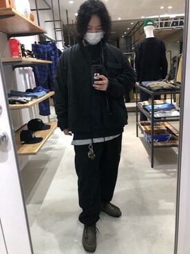 目黒 健伸さん（メンズ・170cm）の冬コーディネート