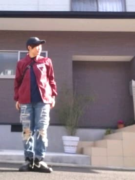 「430（フォーサーティ）のアイテム（ジャケット/アウター）」を使った、Yukaco Imamuraさん（レディース・166cm）の春コーディネート