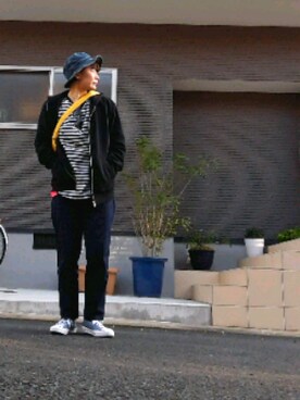 「430（フォーサーティ）のアイテム（トップス）」を使った、Yukaco Imamuraさん（レディース・166cm）の春コーディネート