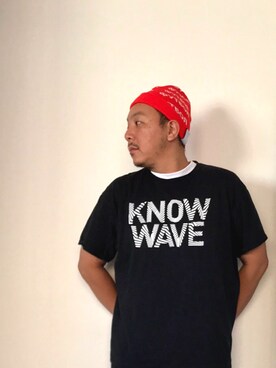 「Gosha Rubchinskiy（ゴーシャラブチンスキー）のアイテム（帽子）」を使った、伊藤孝法さん（メンズ・165cm）の夏コーディネート