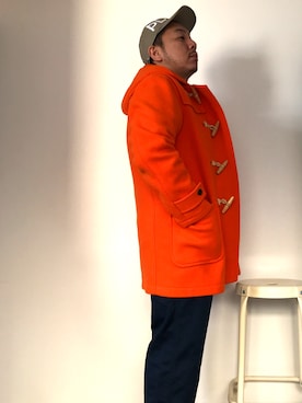 「HUMAN MADE（ヒューマンメード）のアイテム（チノパンツ）」を使った、伊藤孝法さん（メンズ・165cm）の冬コーディネート
