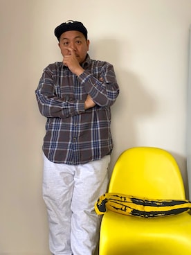 「The Brooklyn Circus（ブルックリンサーカス）のアイテム」を使った、伊藤孝法さん（メンズ・165cm）の冬コーディネート