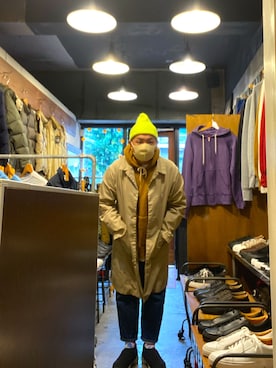 「チャイハネ（チャイハネ）のアイテム（ソックス/靴下）」を使った、伊藤孝法さん（メンズ・165cm）の秋コーディネート