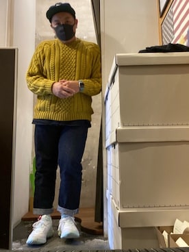 「Jordan」｜「アイテム（腕時計）」を使った、伊藤孝法さん（メンズ・165cm）の秋コーディネート