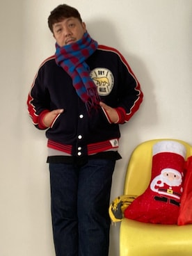 「HUMAN MADE（ヒューマンメード）のアイテム（ジャケット/アウター）」を使った、伊藤孝法さん（メンズ・165cm）の秋コーディネート