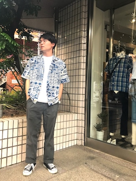 ST&DARD MADE. 川瀬さん（メンズ・169cm）の春コーディネート