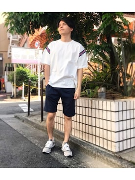 「FIDELITY（フィデリティ）のアイテム」を使った、ST&DARD MADE. 川瀬さん（メンズ・169cm）の夏コーディネート