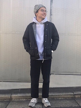 「KIFFE（キッフェ）のアイテム」を使った、ST&DARD MADE. 川瀬さん（メンズ・169cm）の秋コーディネート