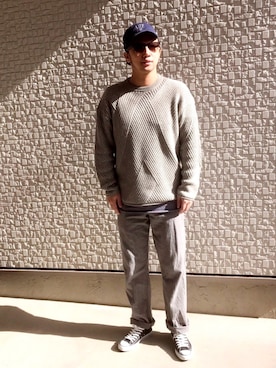 「Another Edition（アナザーエディション）のアイテム（帽子）」を使った、matoruさん（メンズ・174cm）の冬コーディネート