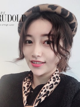 「green（グリーン）のアイテム」を使った、MissG.pangさん（レディース・170cm）の冬コーディネート