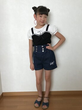 「アイテム（パンツ）」を使った、bloc_betty_OFFICIALさん（キッズ・123cm）の夏コーディネート